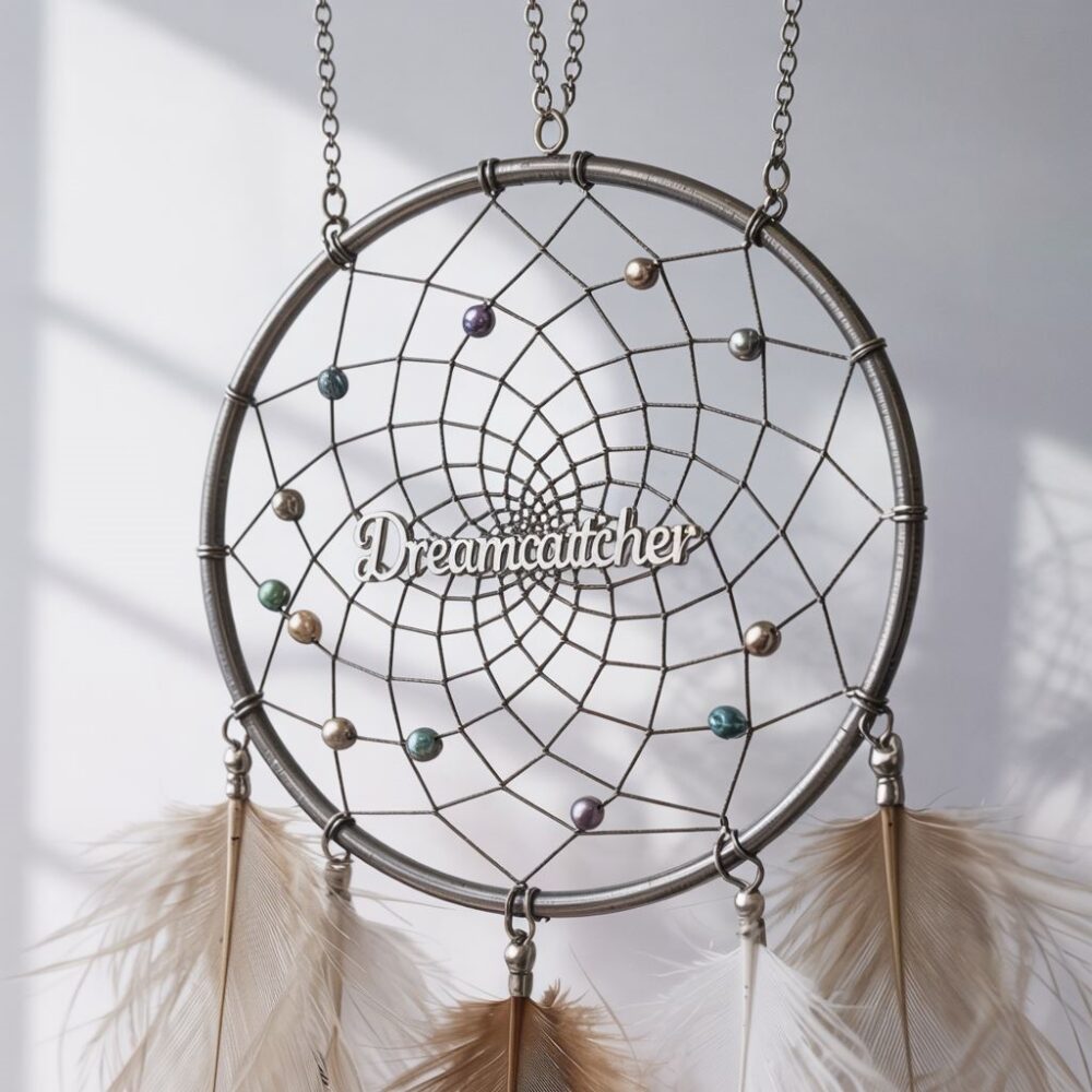 Detale łapacza snów stal chirurgiczna