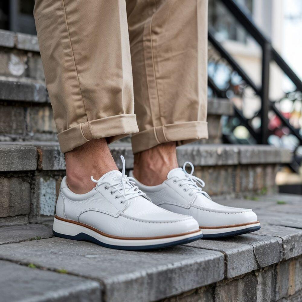 białe buty męskie