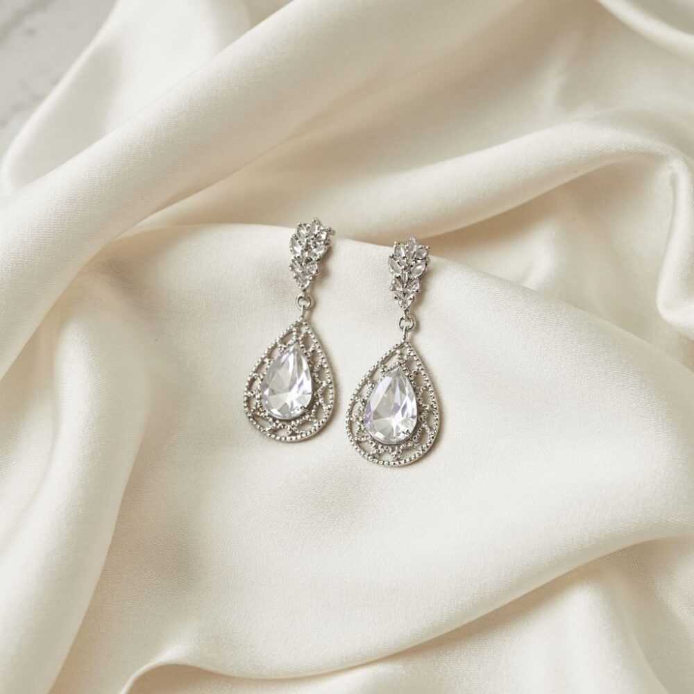 biżuteria ślubna srebrna