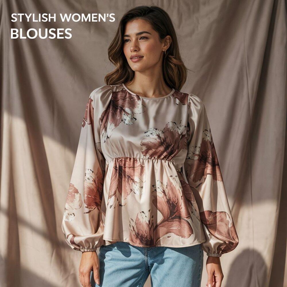 bluzka z marszczeniem