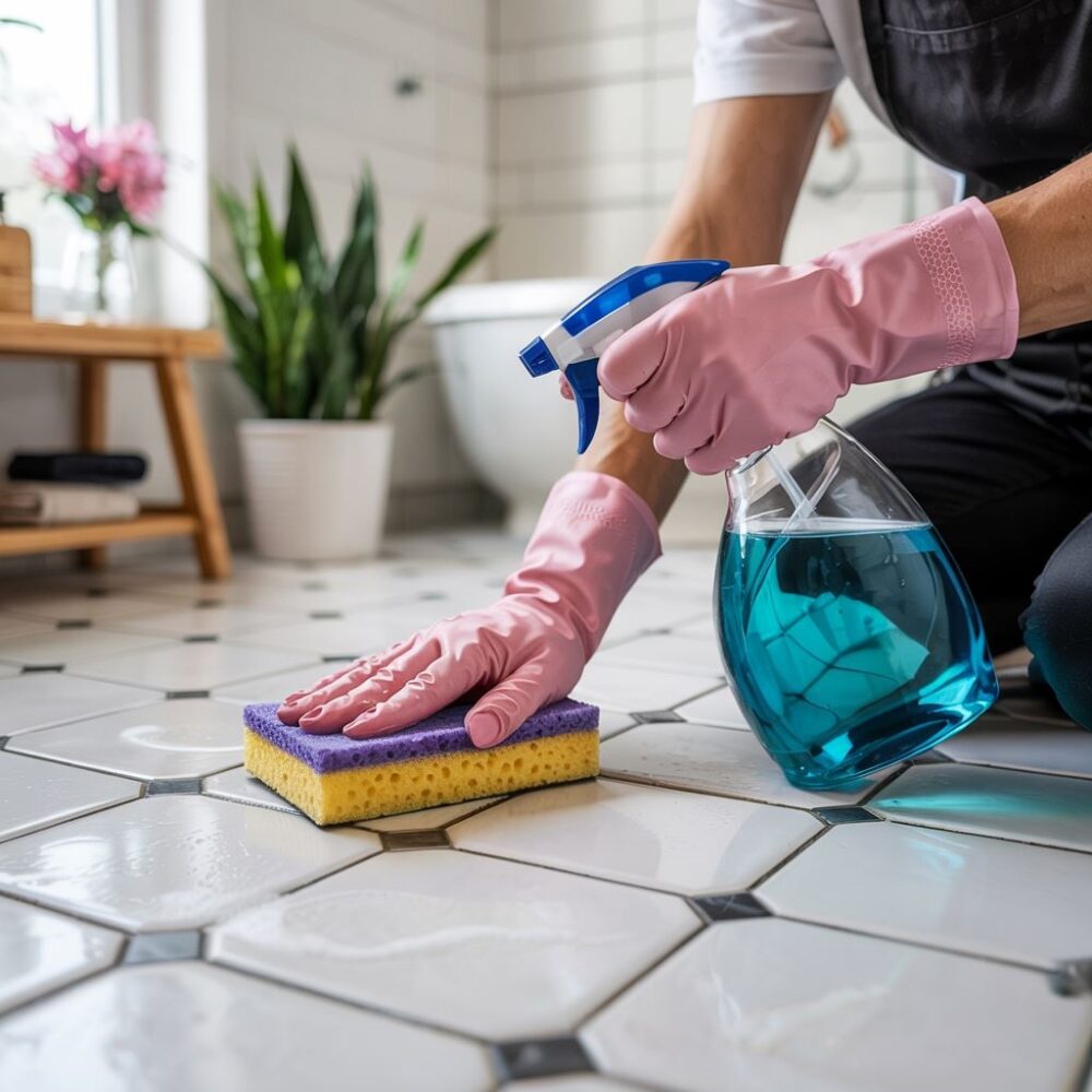 czyszczenie gresu szkliwionego