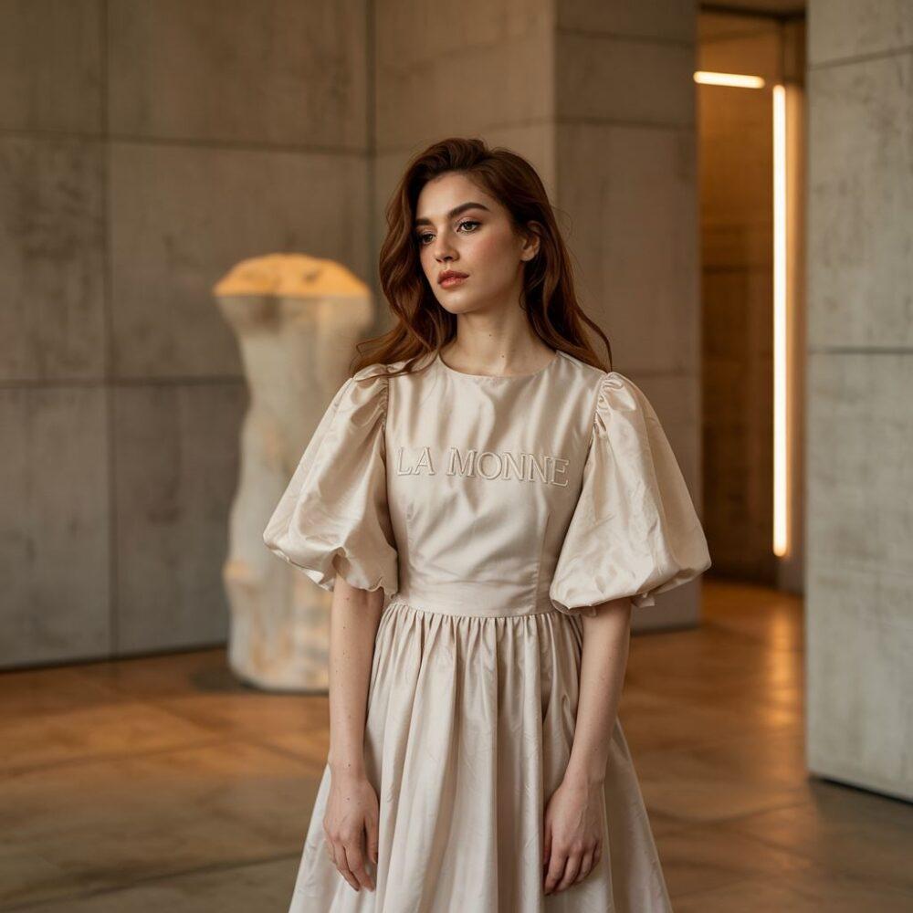 detale luksusowej sukienki