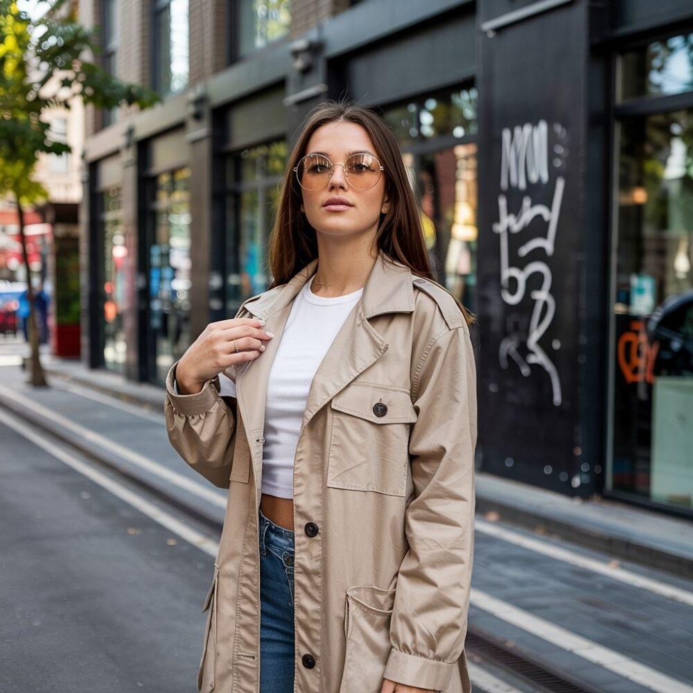 długa kurtka damska