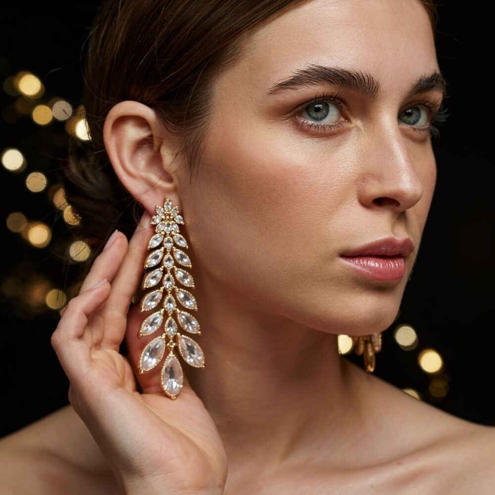 długie kolczyki wieczorowe