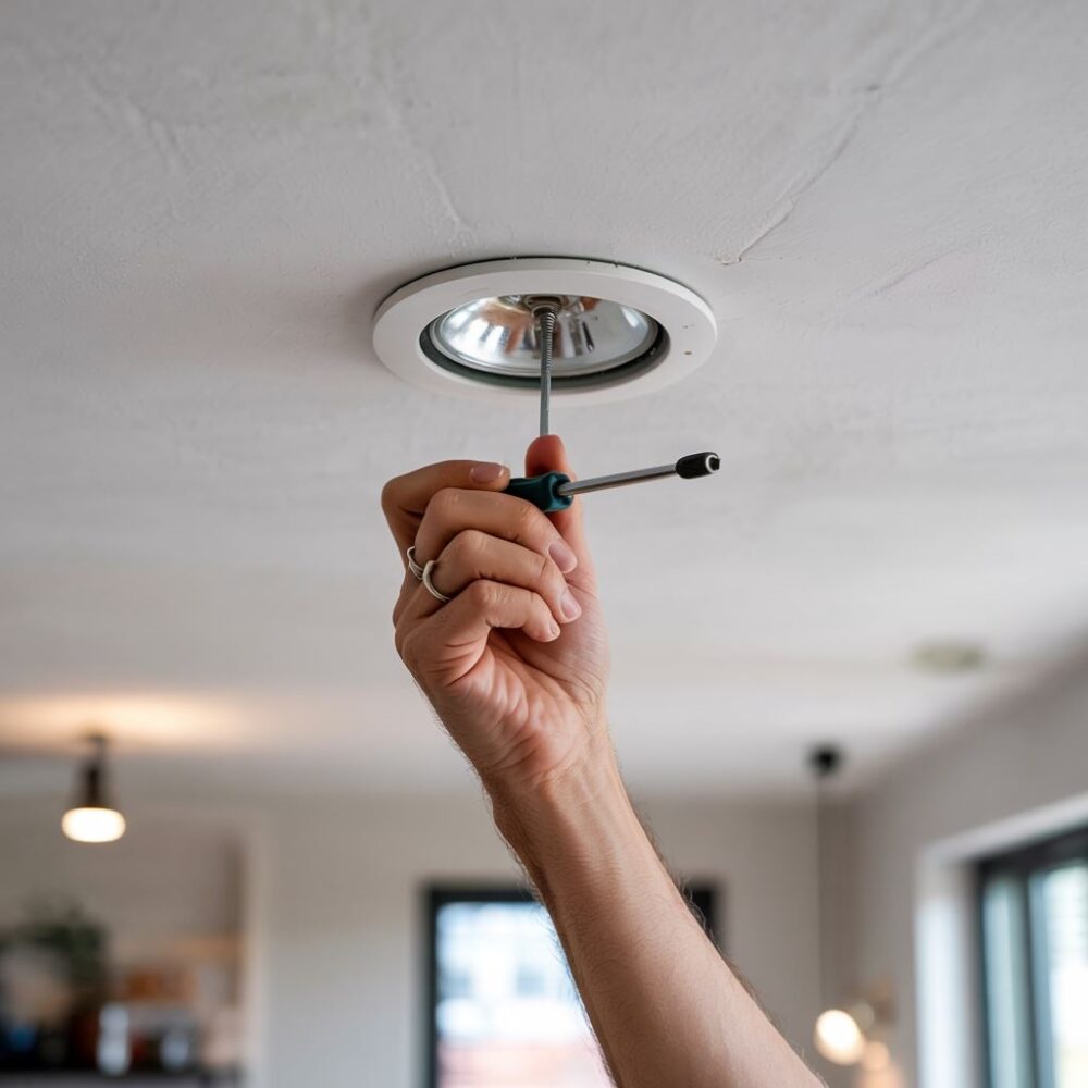 halogen w oprawie sufitowej