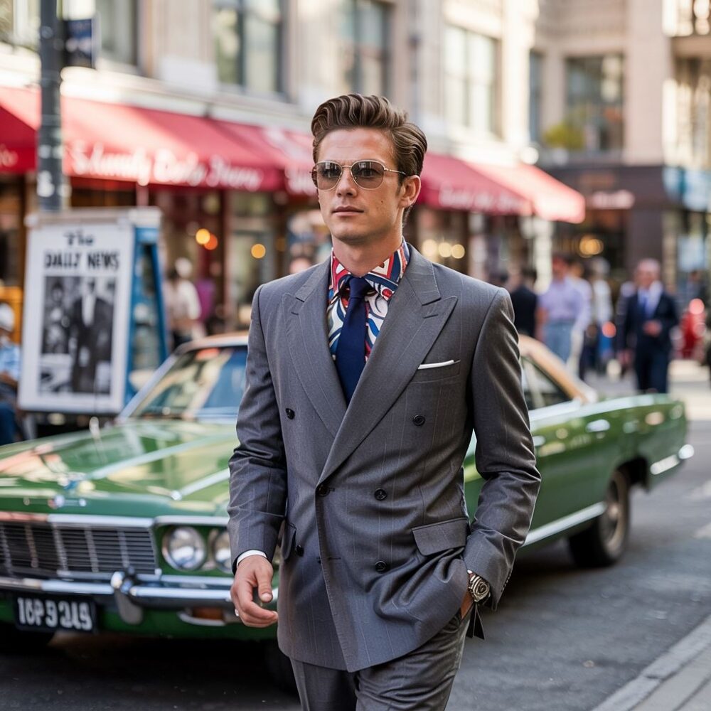 klasyczne fryzury męskie 60s