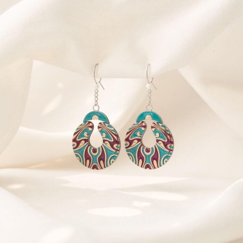 kolczyki w kształcie kół