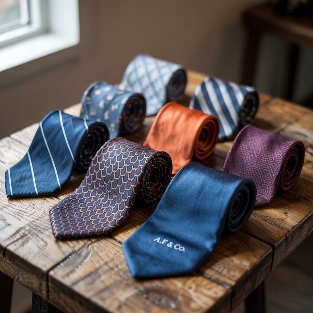 kolorowe krawaty dla mężczyzn