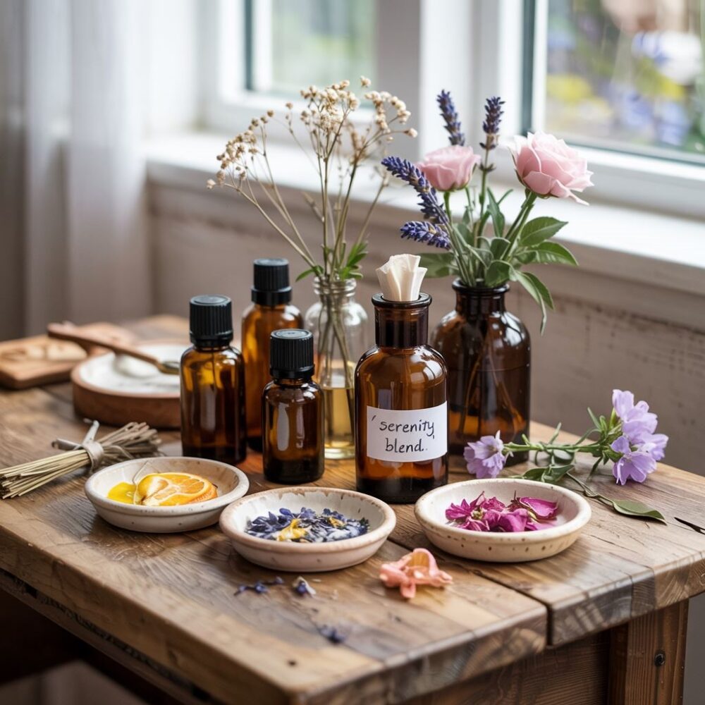 kwiaty i składniki perfum