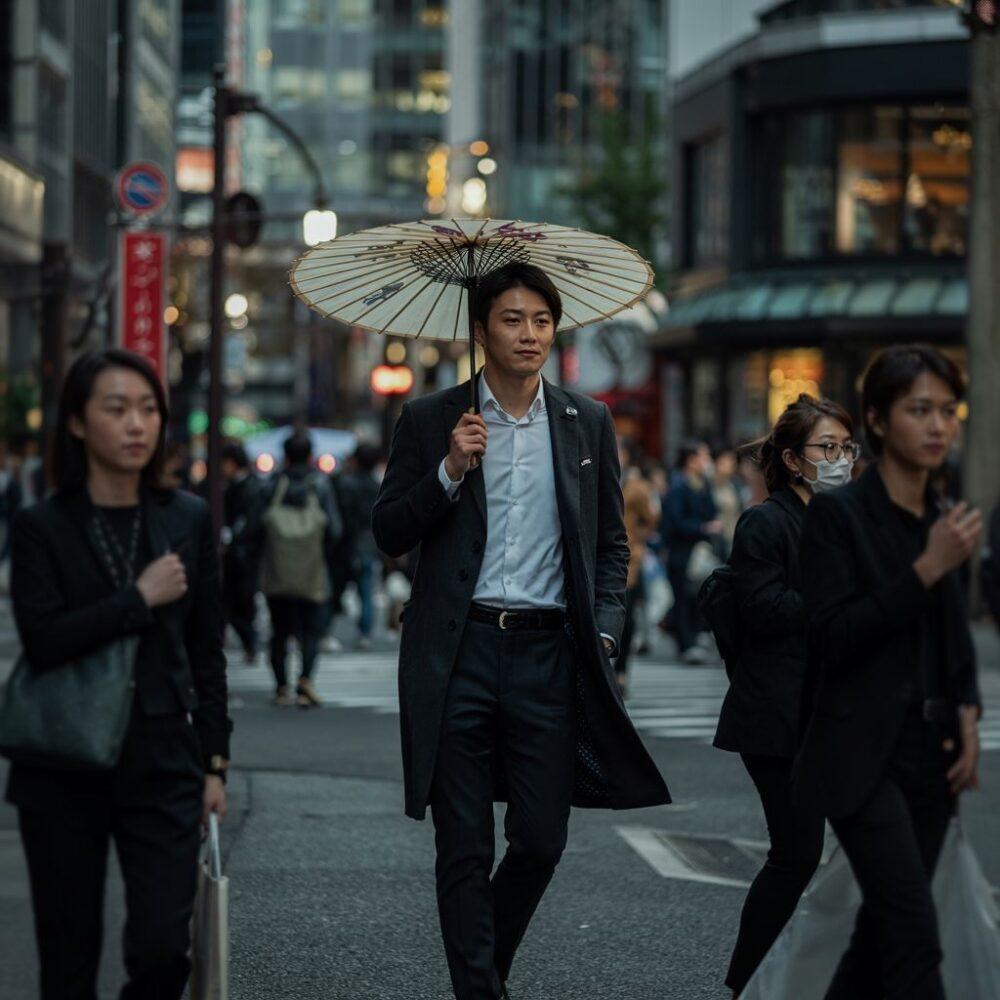 męski look Tokio