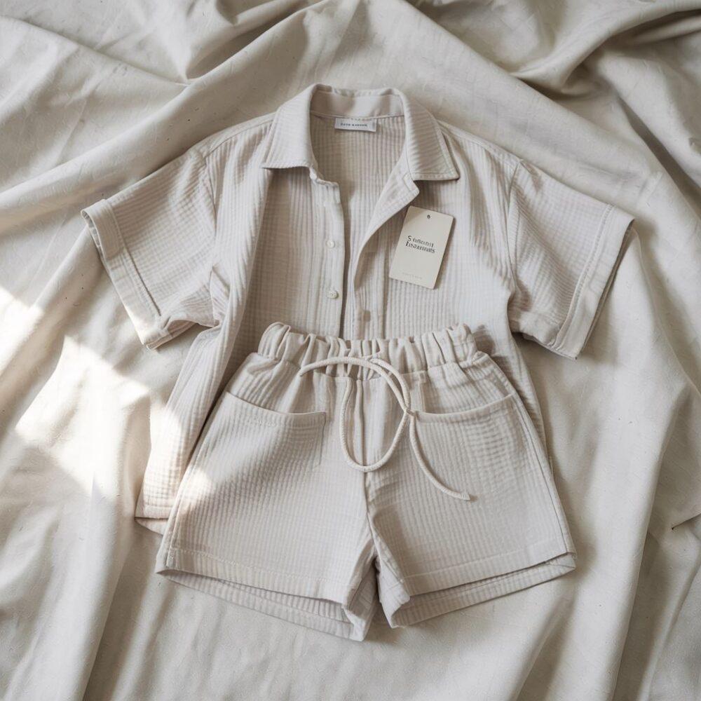 modny komplet muślinowy