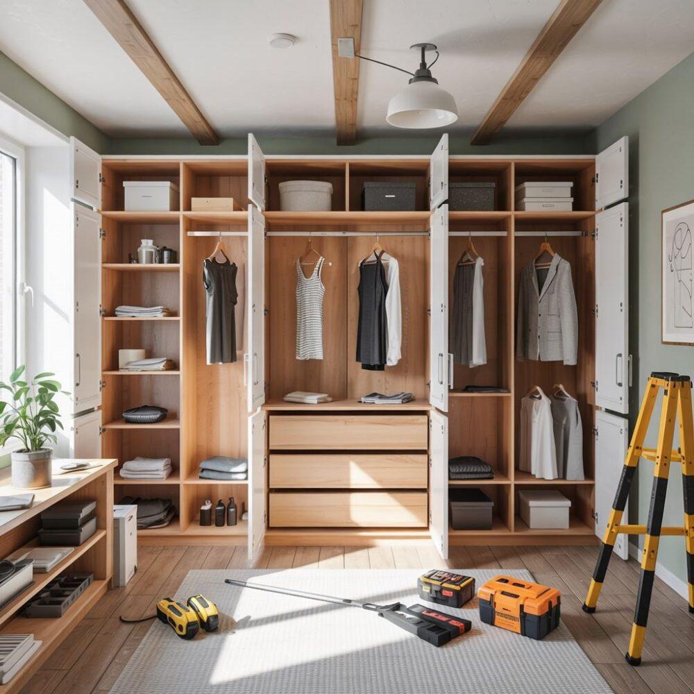 montaż szafy wnękowej