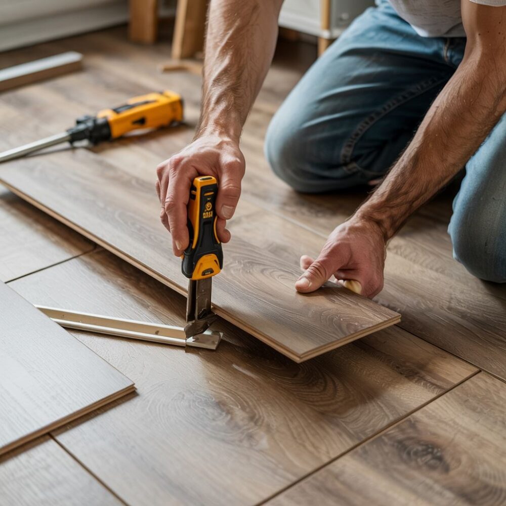 naprawa paneli podłogowych