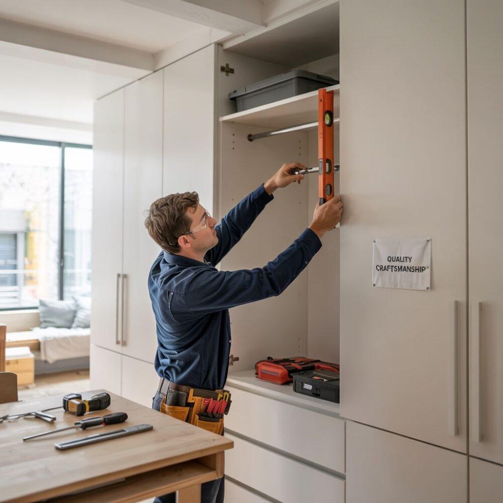 narzędzia do montażu szafy