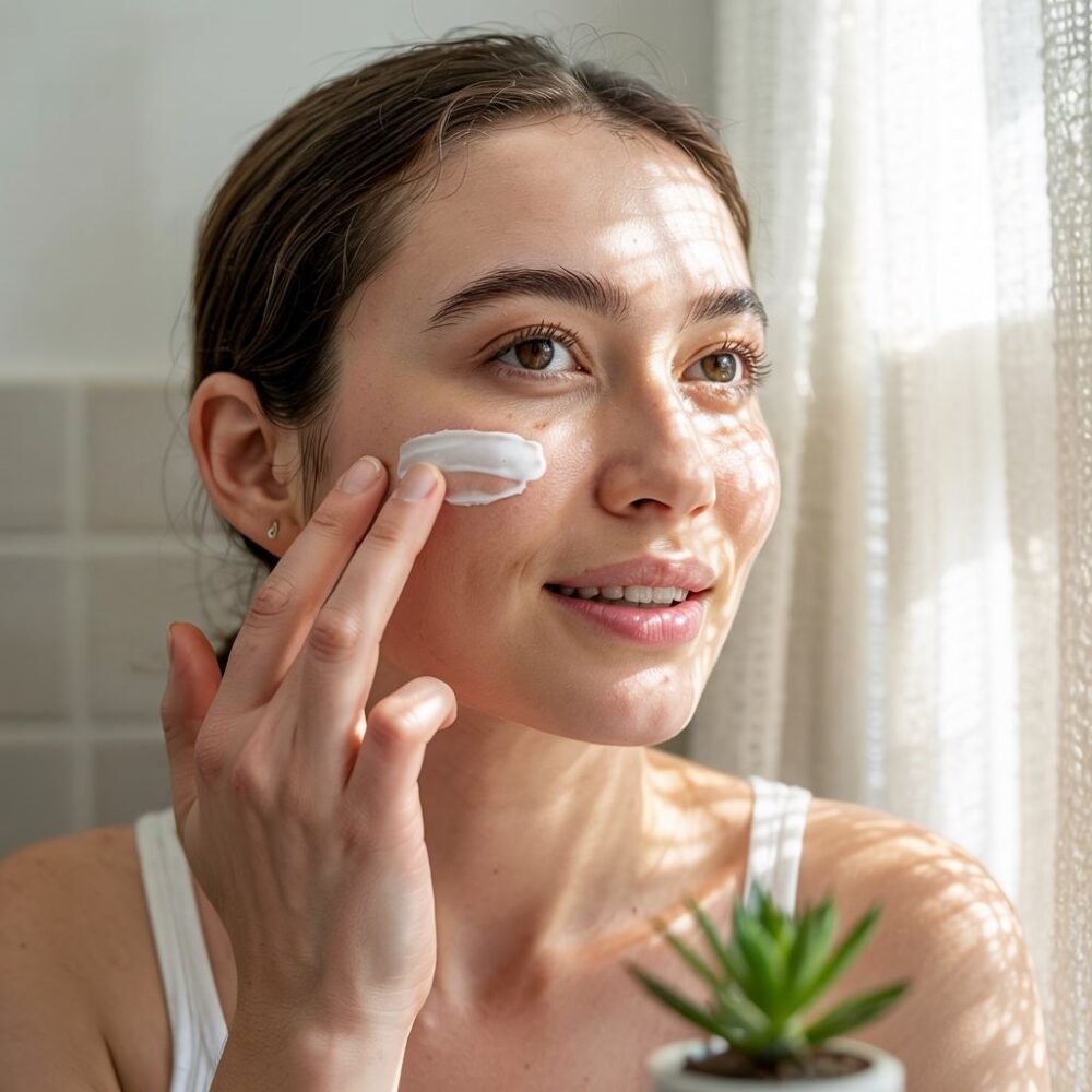 nawilżona skóra po serum