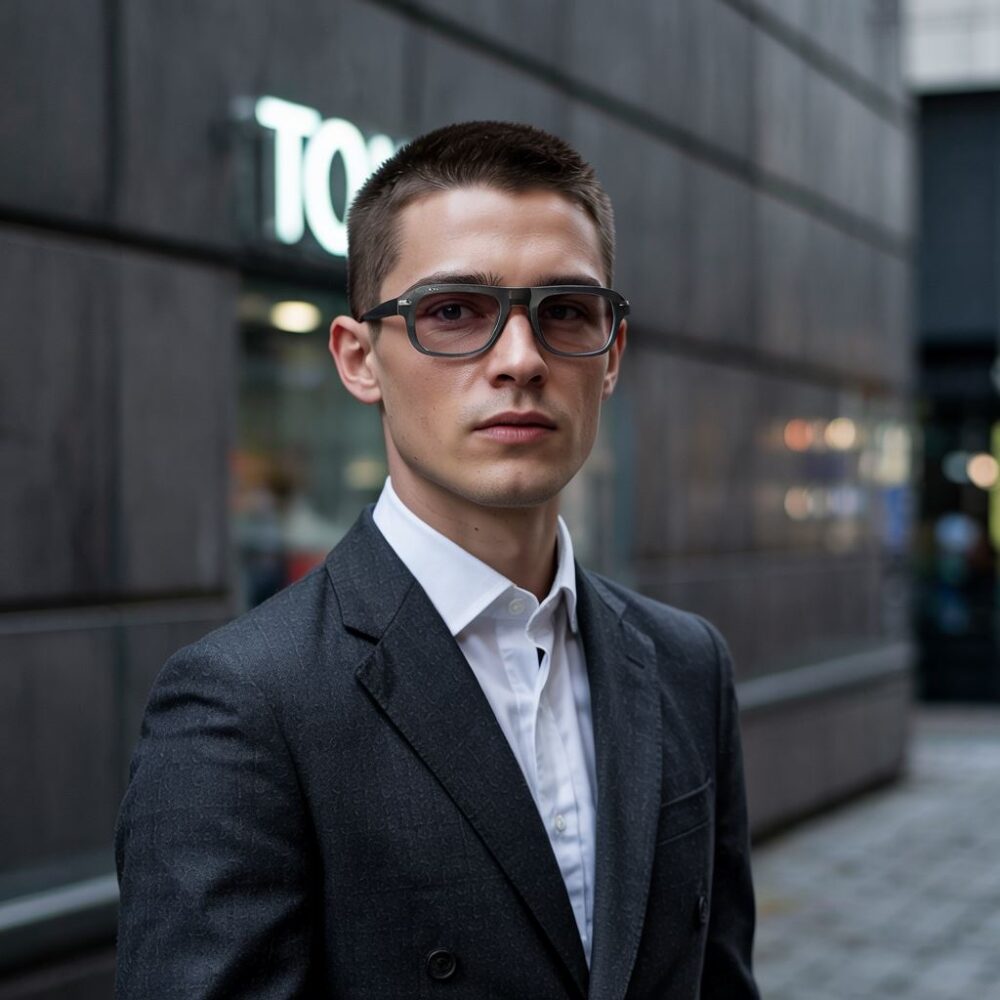 nowoczesne oprawki męskie