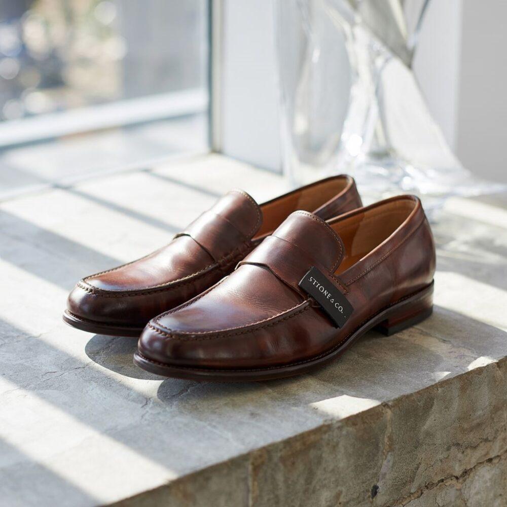 nowoczesne półbuty skórzane