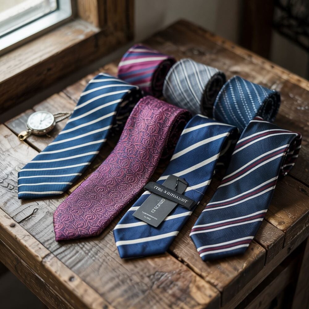 nowoczesne wzory krawatów