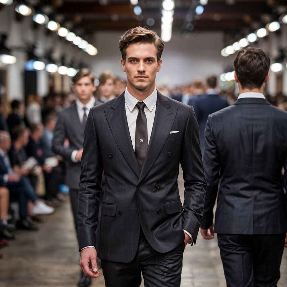 nowoczesny styl garnituru