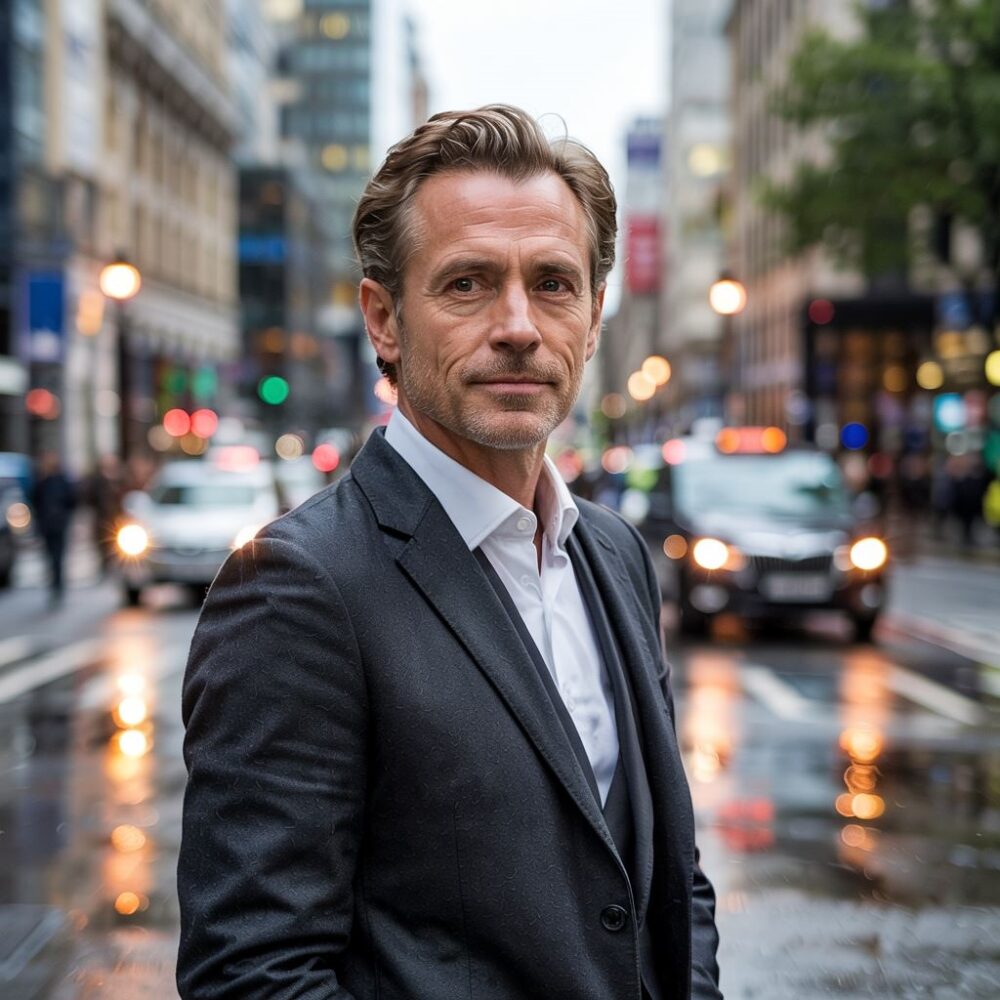 nowoczesny styl mężczyzny po pięćdziesiątce