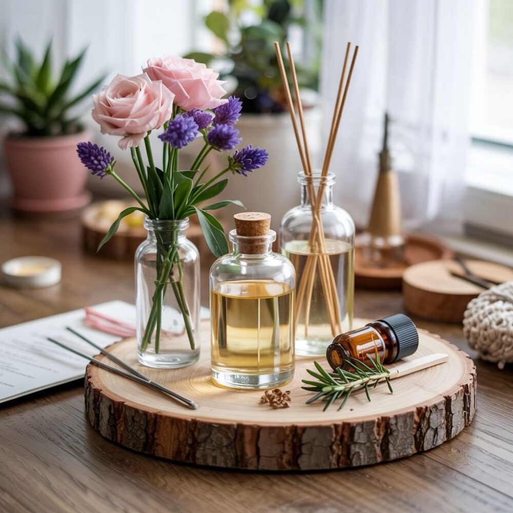 olejki eteryczne i butelki