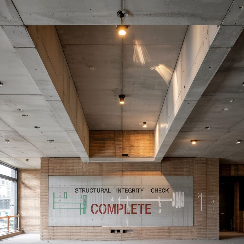 pomiar obniżenia sufitu