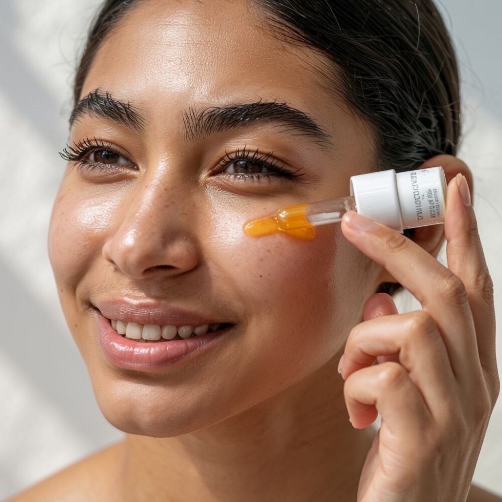 serum z witaminą c pod oczami