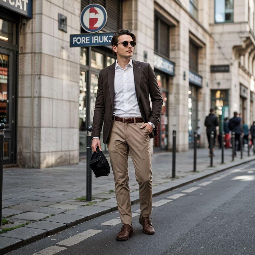 spodnie slimfit dla mężczyzn