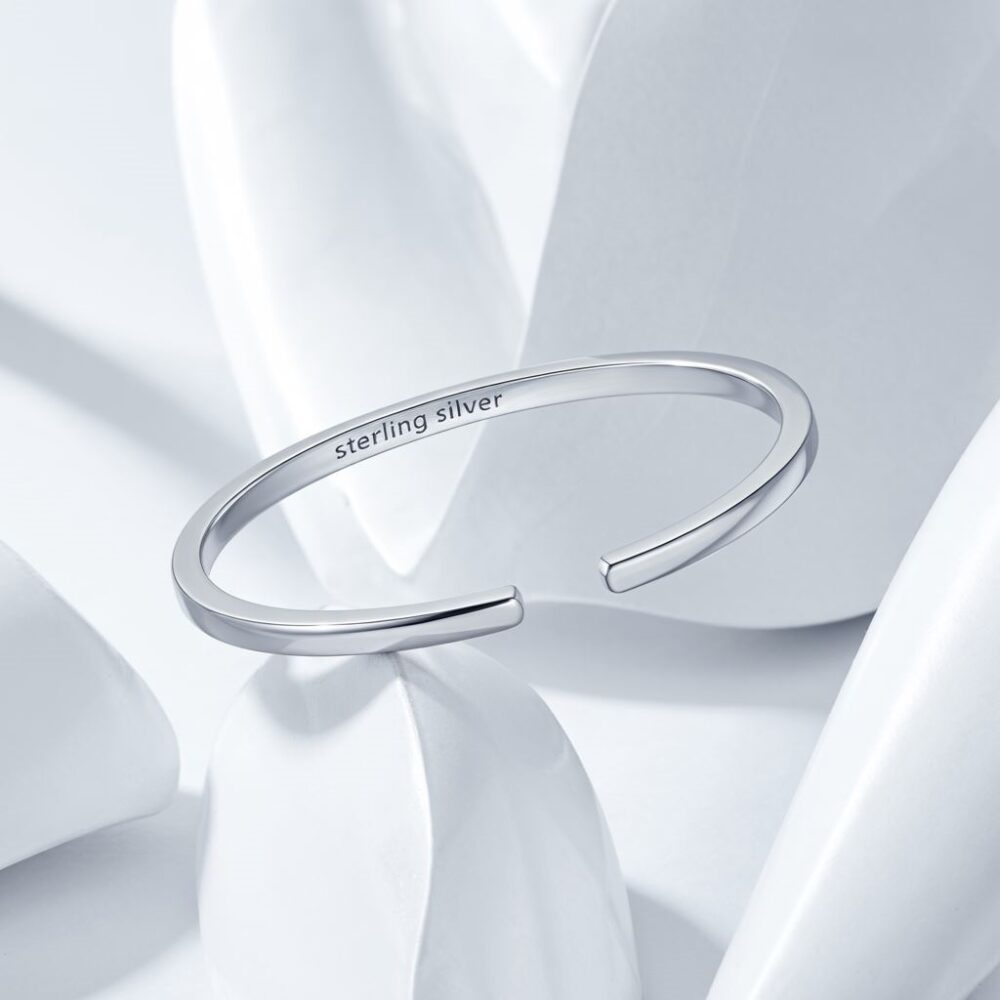 srebrna bransoletka damska