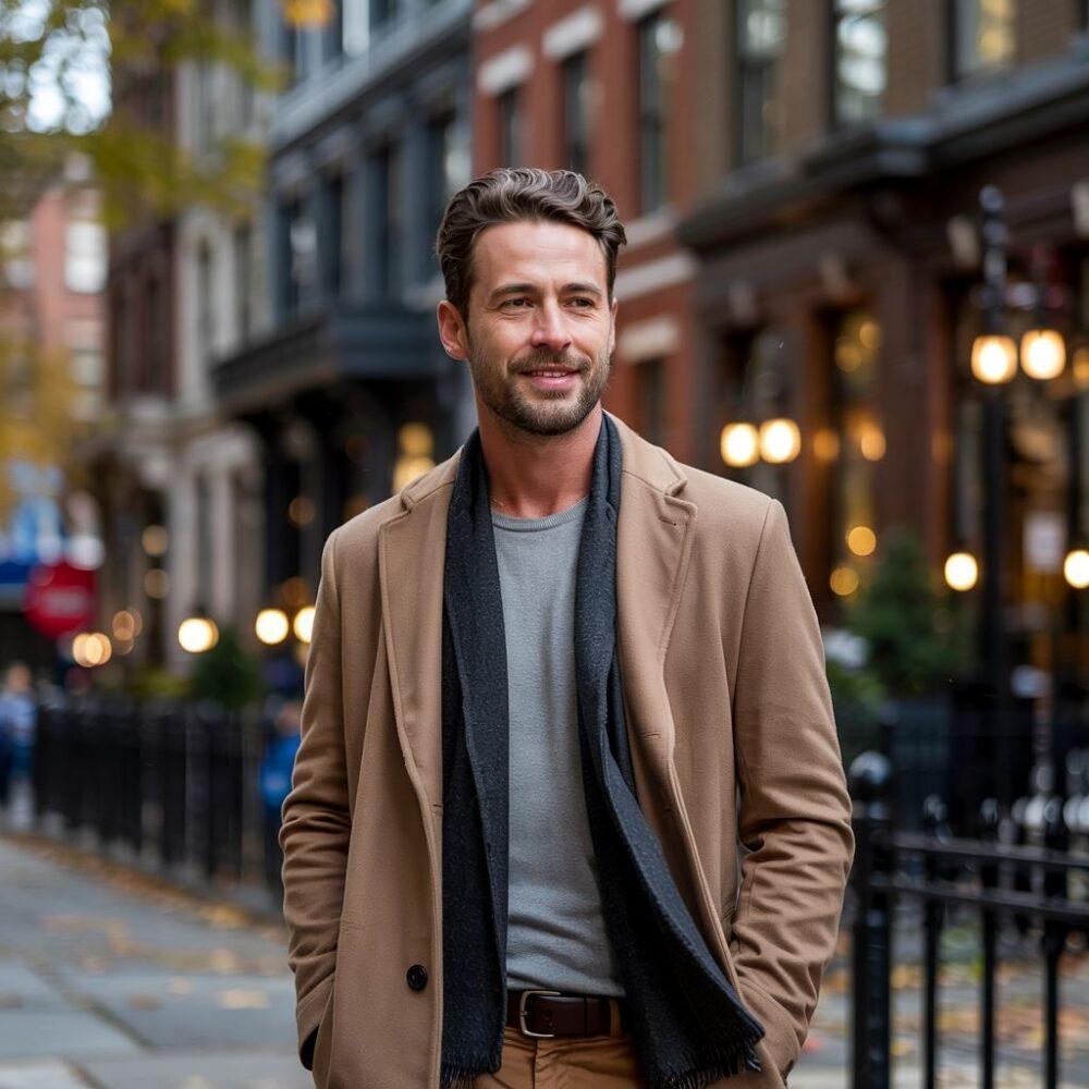 stylizacja warstwowa mężczyzna