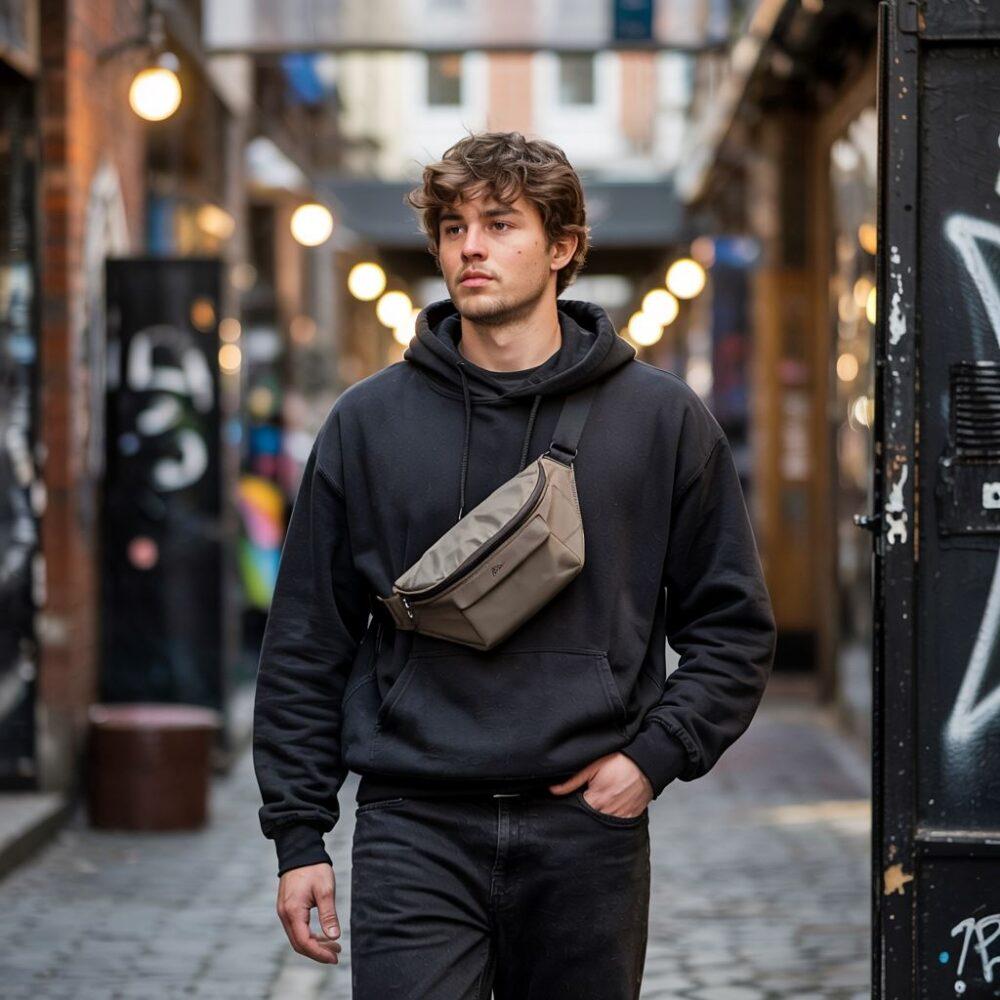 stylowa saszetka w miejskim stylu