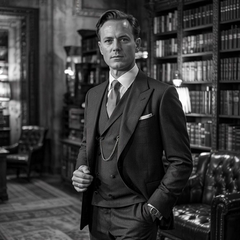 stylowy mężczyzna Londyn